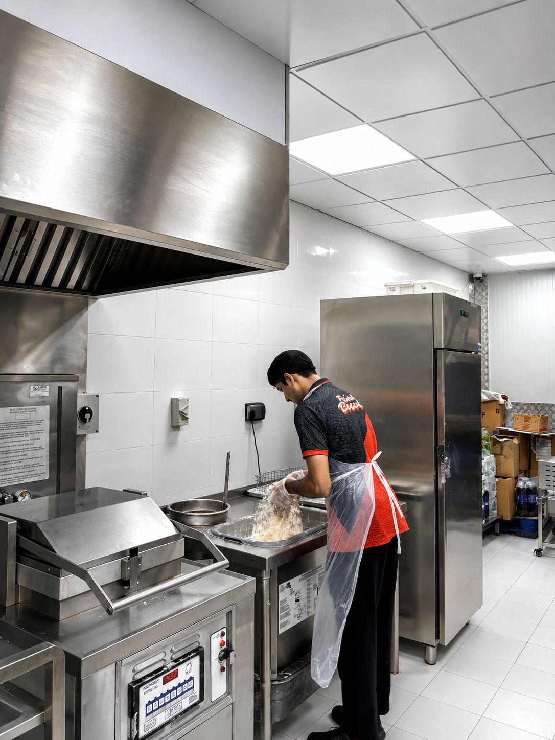 Our Chefs Preparing Fresh Crispy Chicken